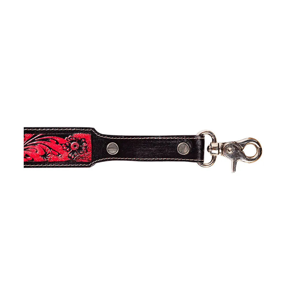 TAMBRINA HAND-TOOLED LEATHER STRAP