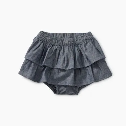 Tea Collection Chambray Ruffle Bloomers - Size 12-18 Months