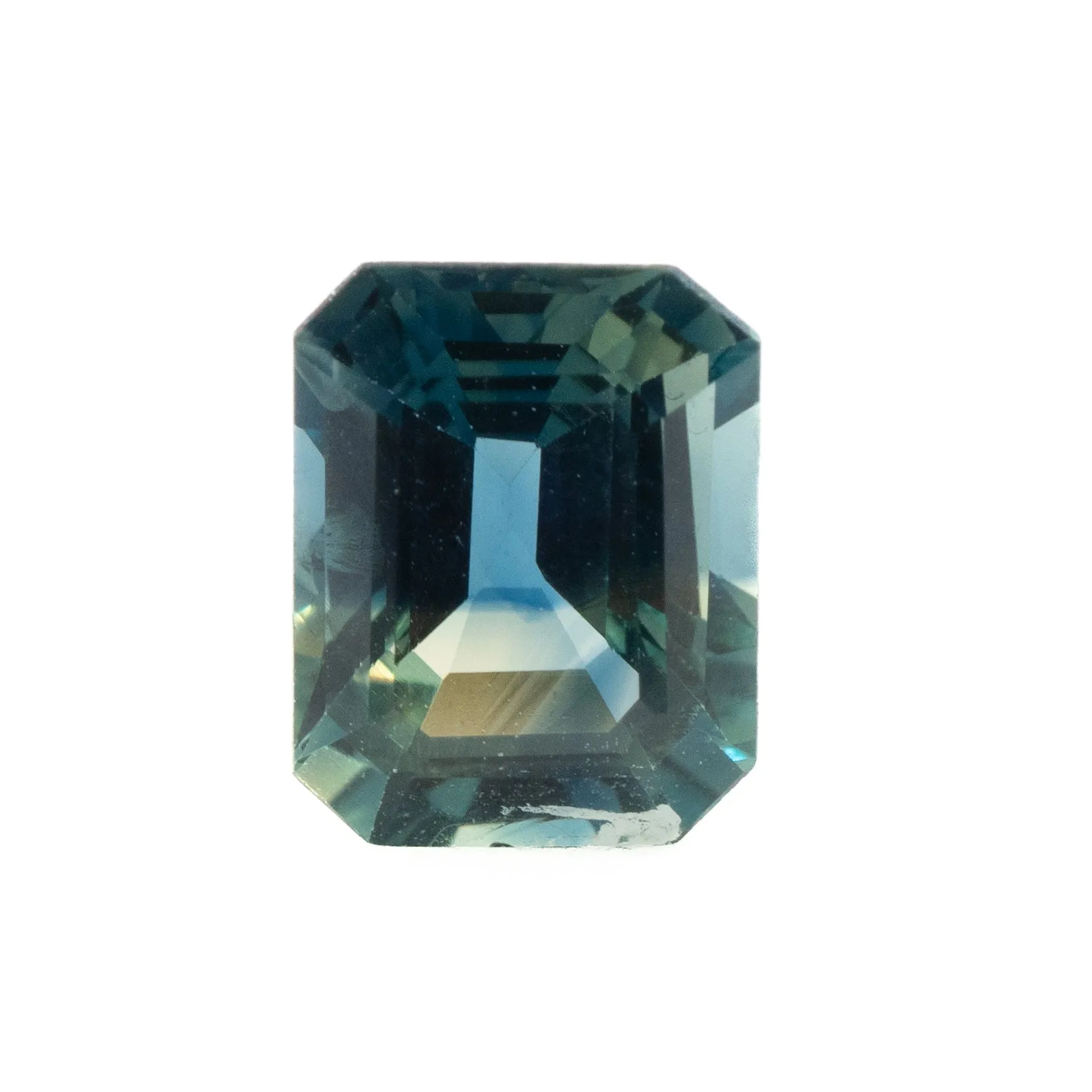 Teal Emerald Cut Sapphire | 1.46ct