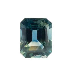Teal Emerald Cut Sapphire | 1.46ct