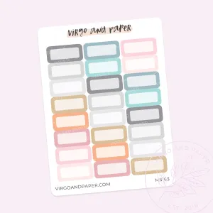 Teeny Tiny Event Boxes - Ashton's Favorite Colors