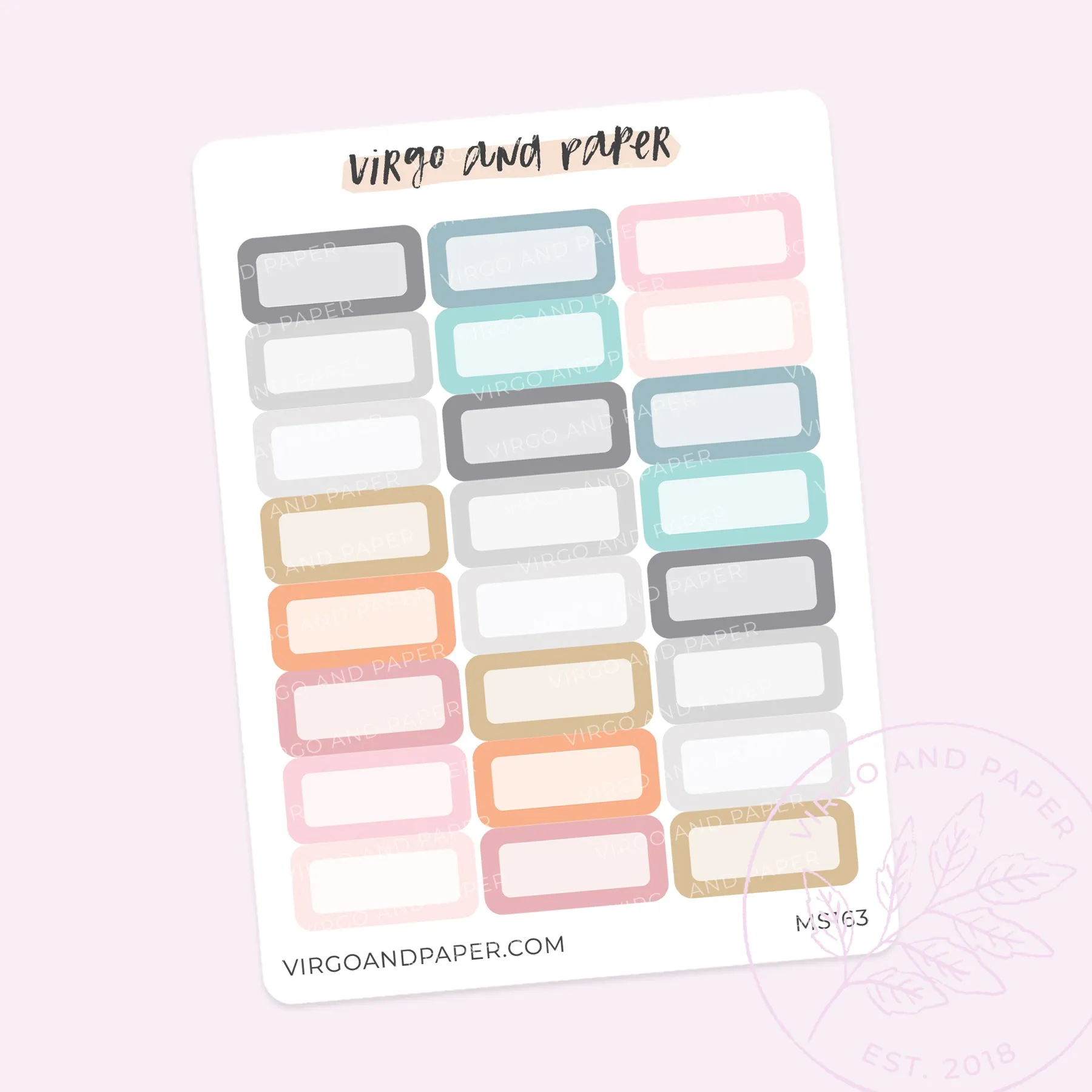 Teeny Tiny Event Boxes - Ashton's Favorite Colors