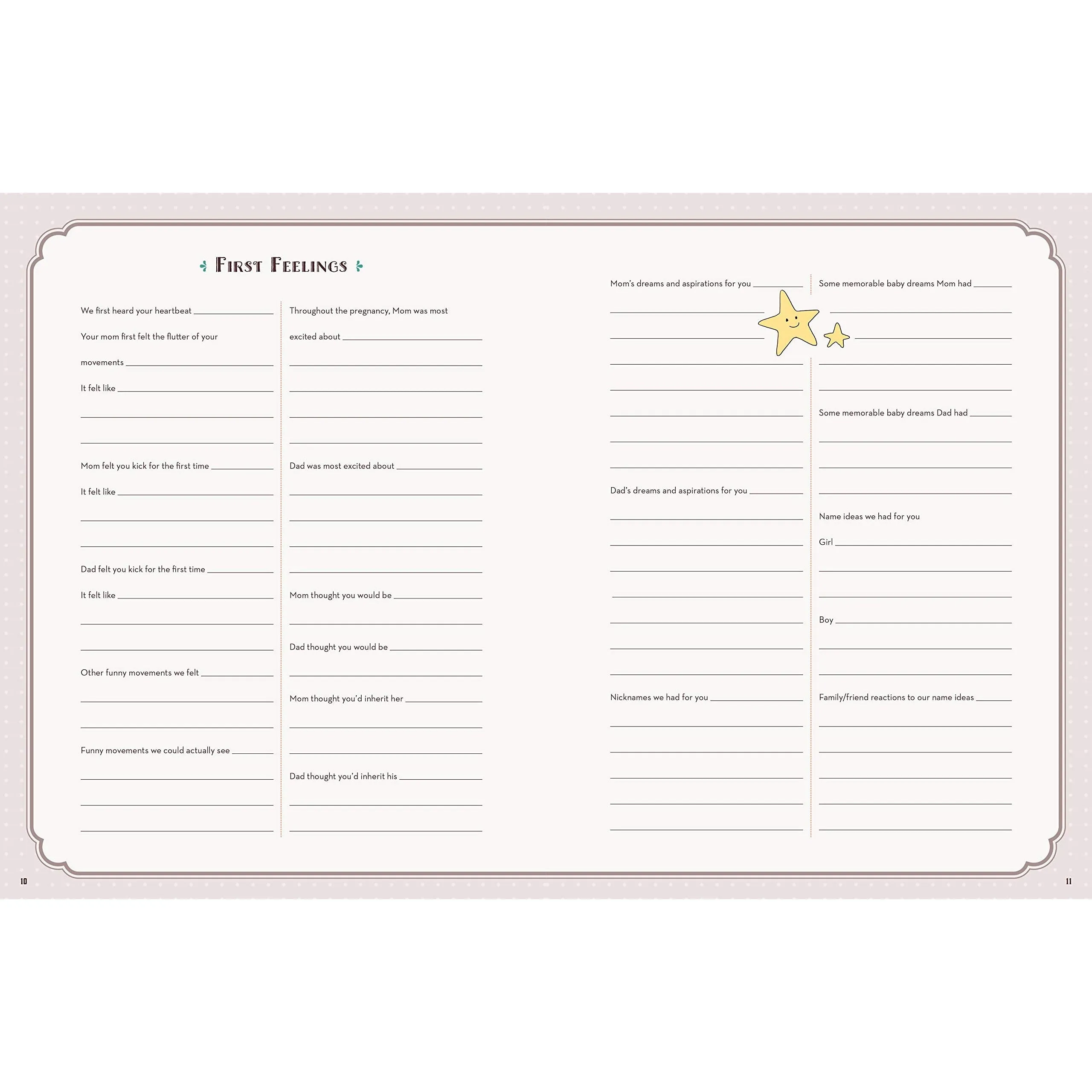 The Baby Keepsake Book and Planner