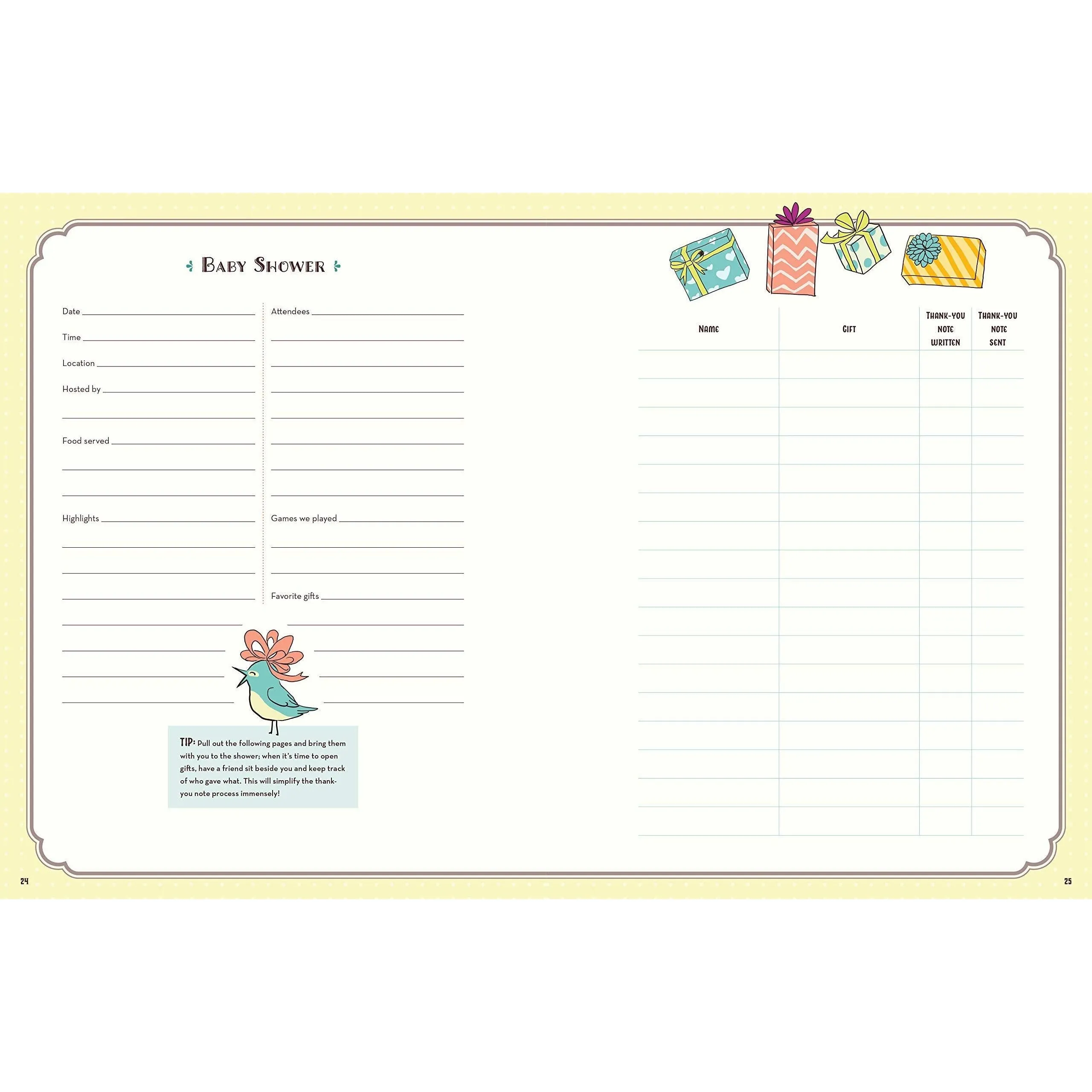 The Baby Keepsake Book and Planner