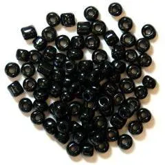 The Craft Factory Black E Beads
