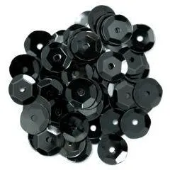 The Craft Factory Black Medium Cup Sequins