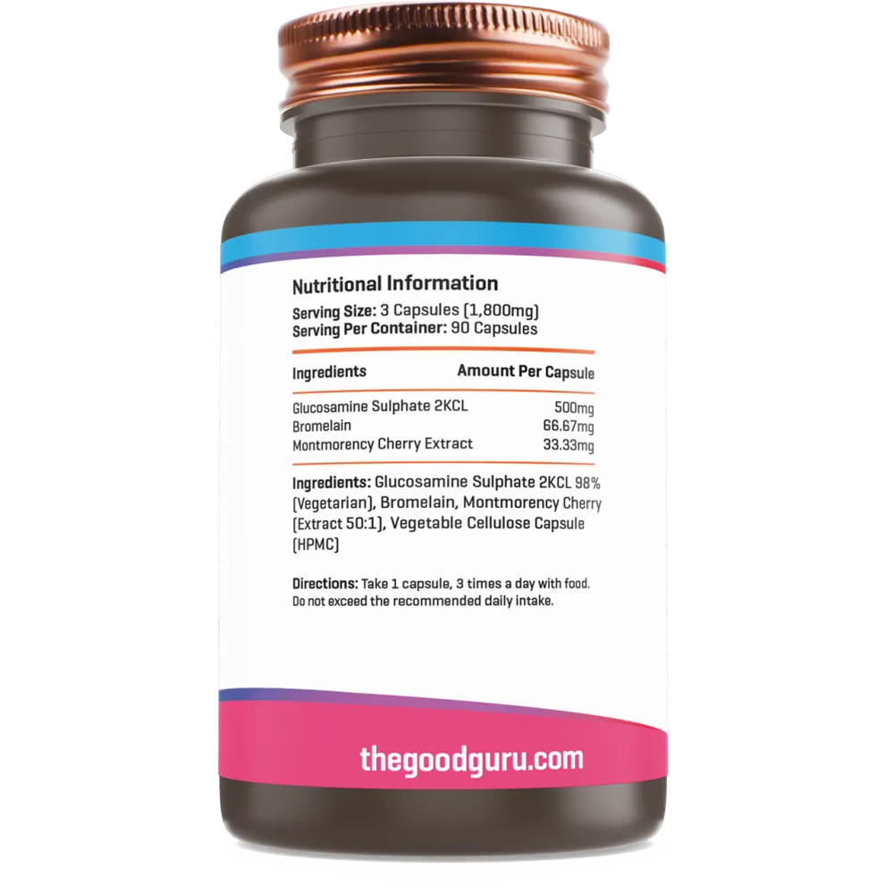 the Good guru Vegan Joint Aid Glucosamine Sulphate 90's