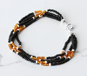 The Quartet Bracelet- Black/Gold