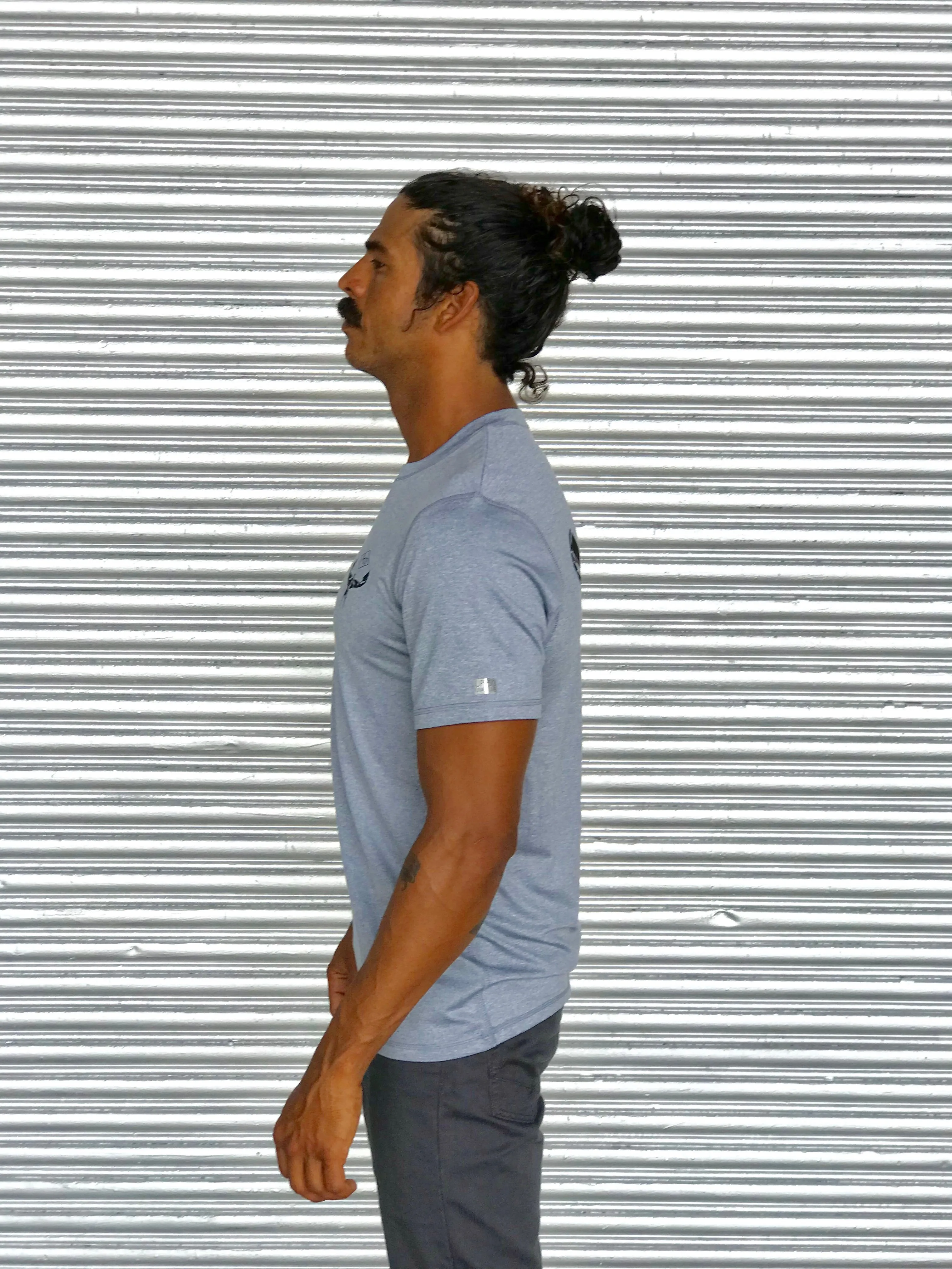 TKS Antix Sunshirt - Heather Grey SS