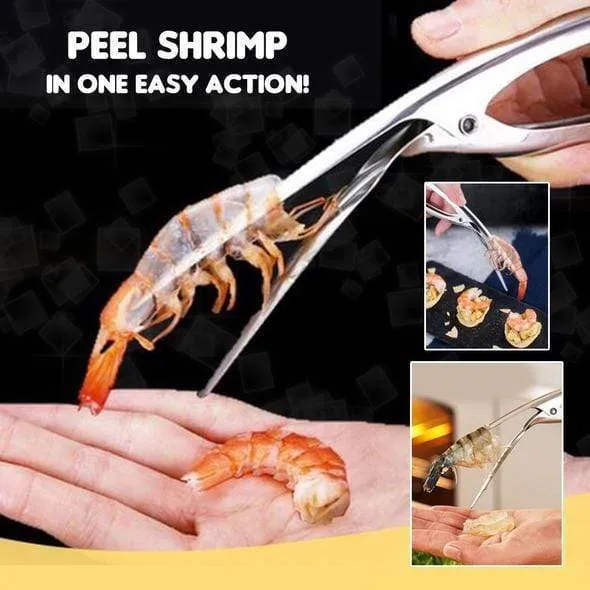 Tool Peels Shrimp in One Motion