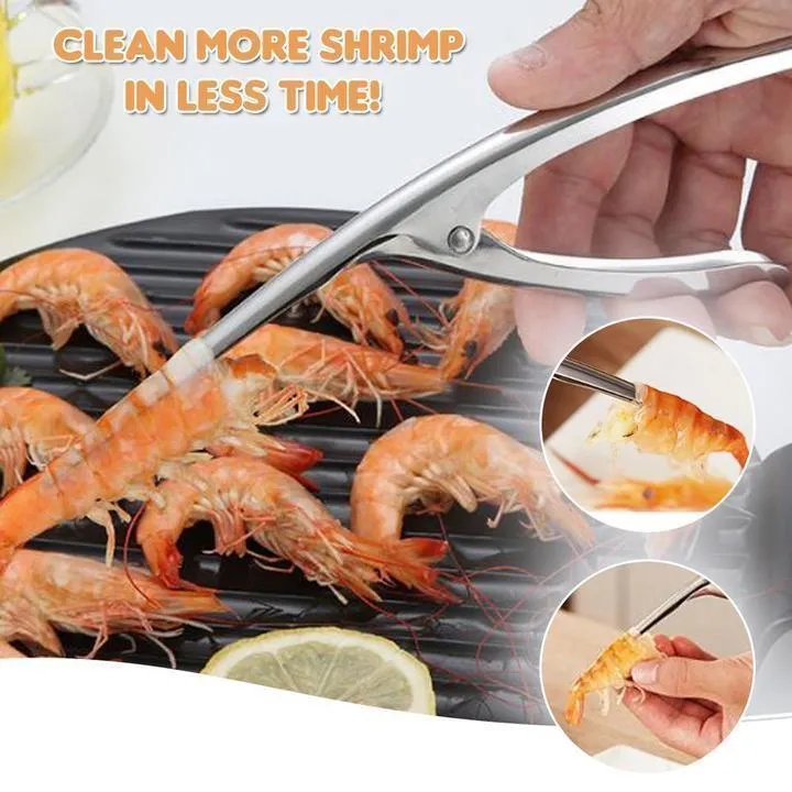 Tool Peels Shrimp in One Motion