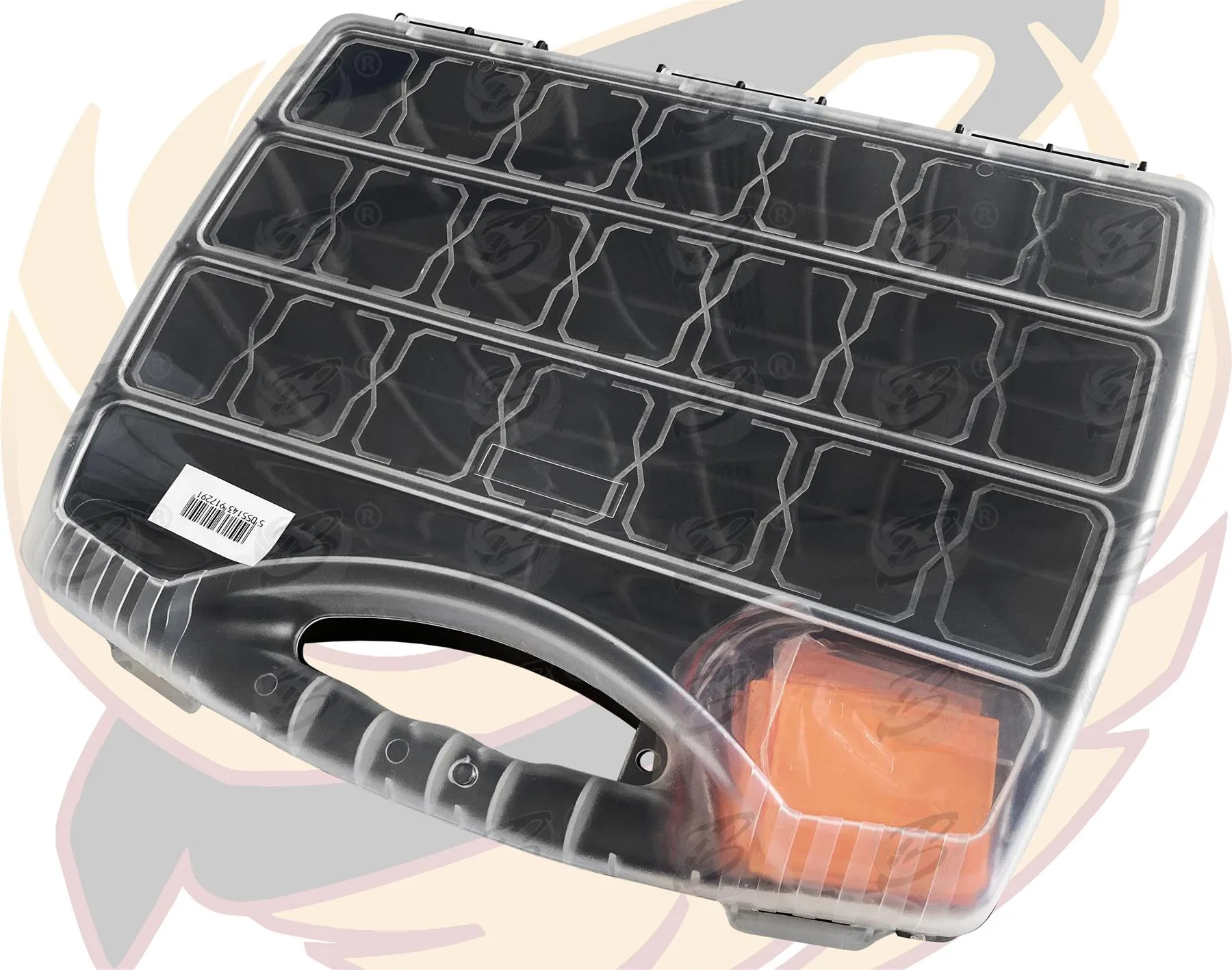 TOOLZONE DIY ORGANISER 22 COMPARTMENTS ( 380MM WIDE )