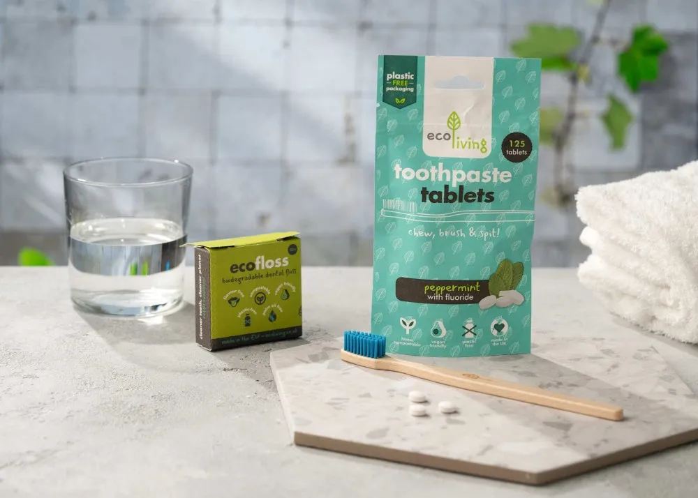 Toothpaste Tablets with Fluoride - 62 tablets