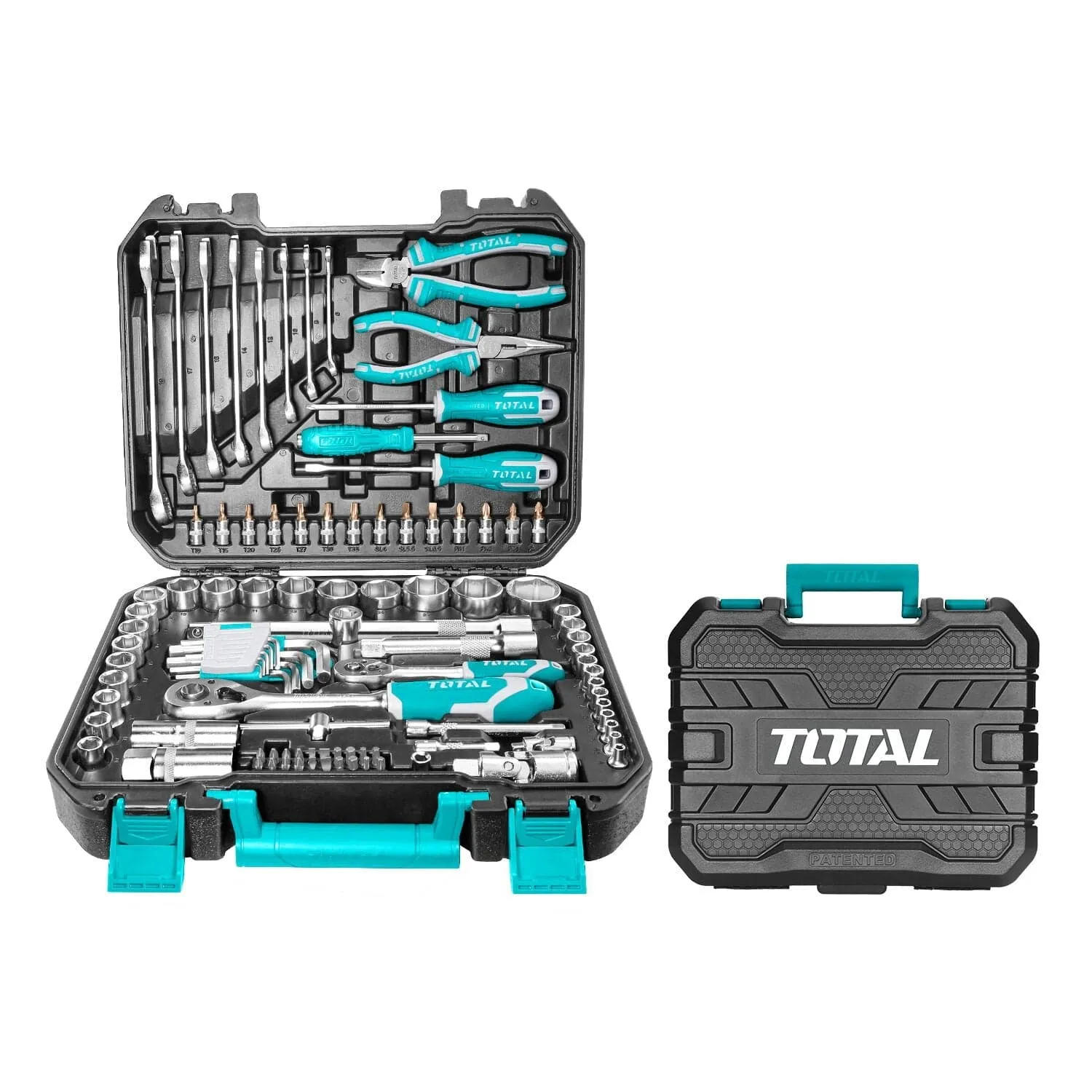 Total 100 Pieces Tool Set - THKTHP21006