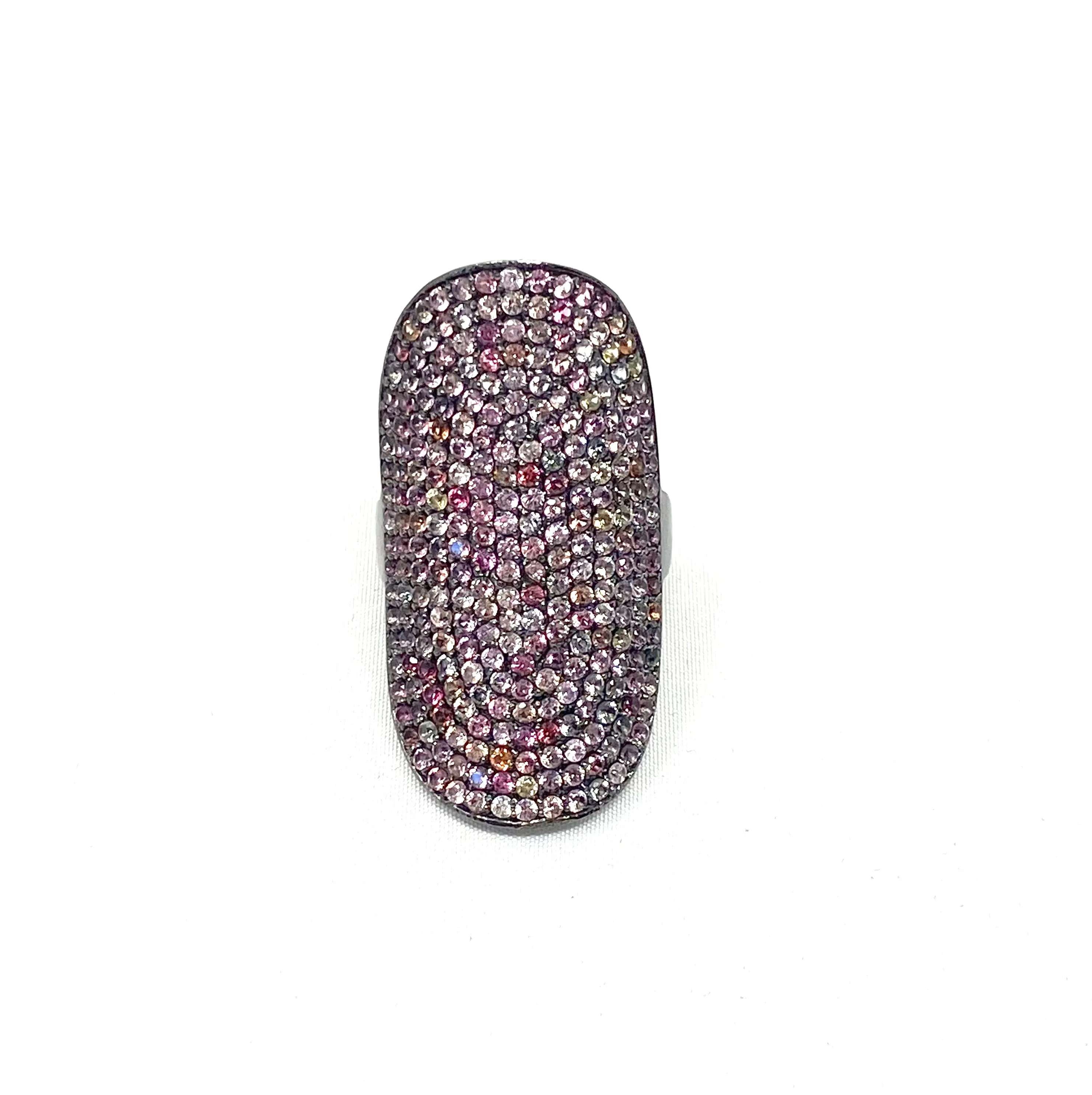 Tourmaline Shield Ring