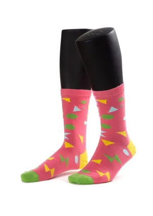 Triangles and Dots Design Women Socks