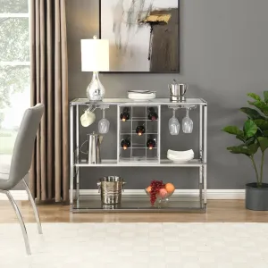 Trolley 3-Tier Wine Organizer