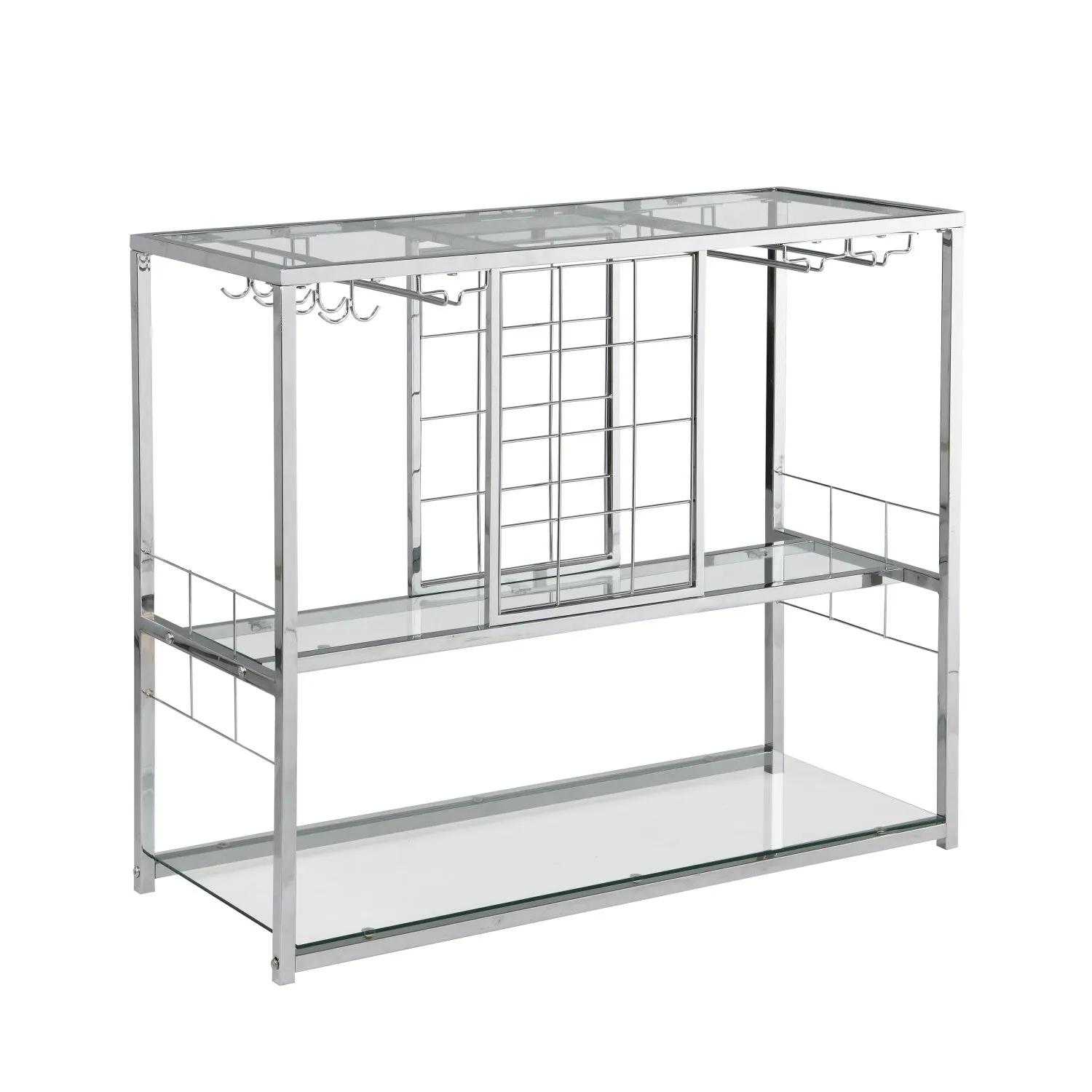 Trolley 3-Tier Wine Organizer