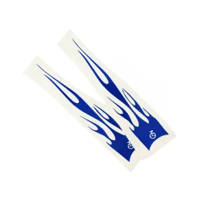 UDC Unicycle Flame Decal Sticker 2pk