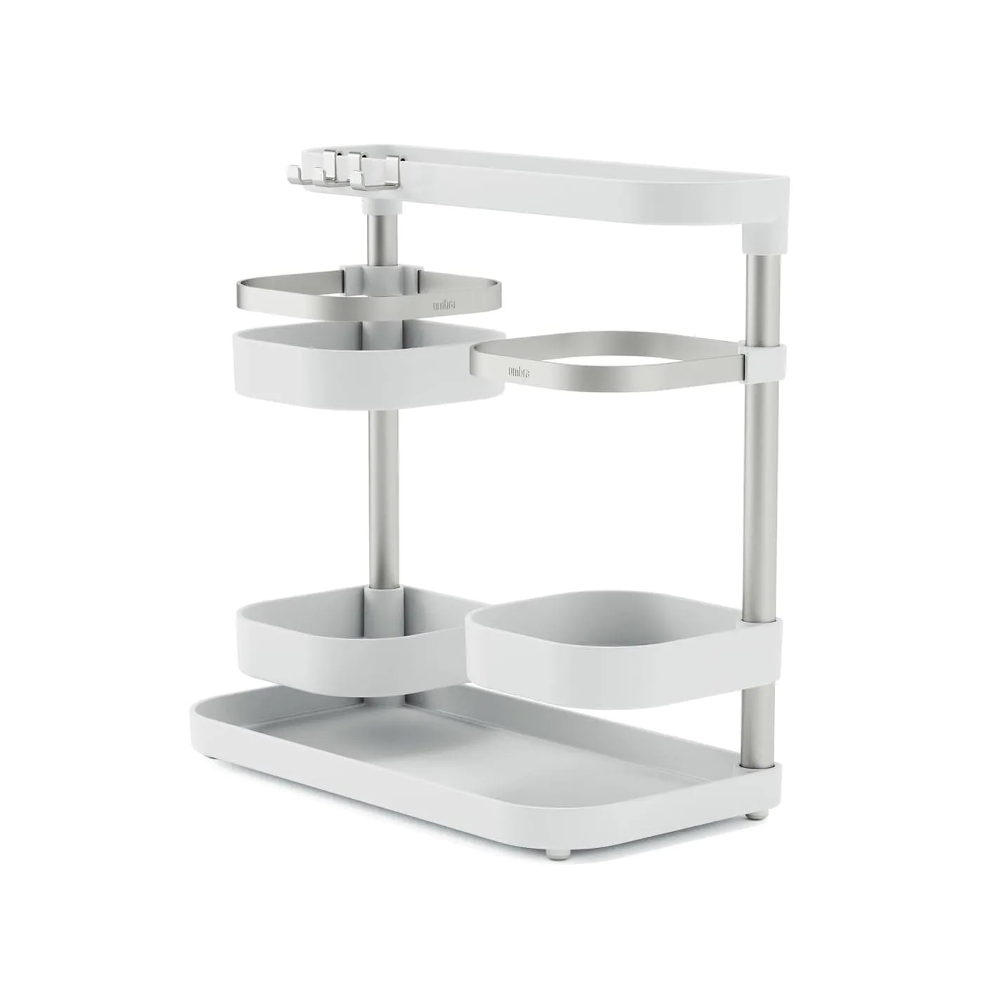 Umbra Holster Multi level Organiser White & Nickel UMB1017580670