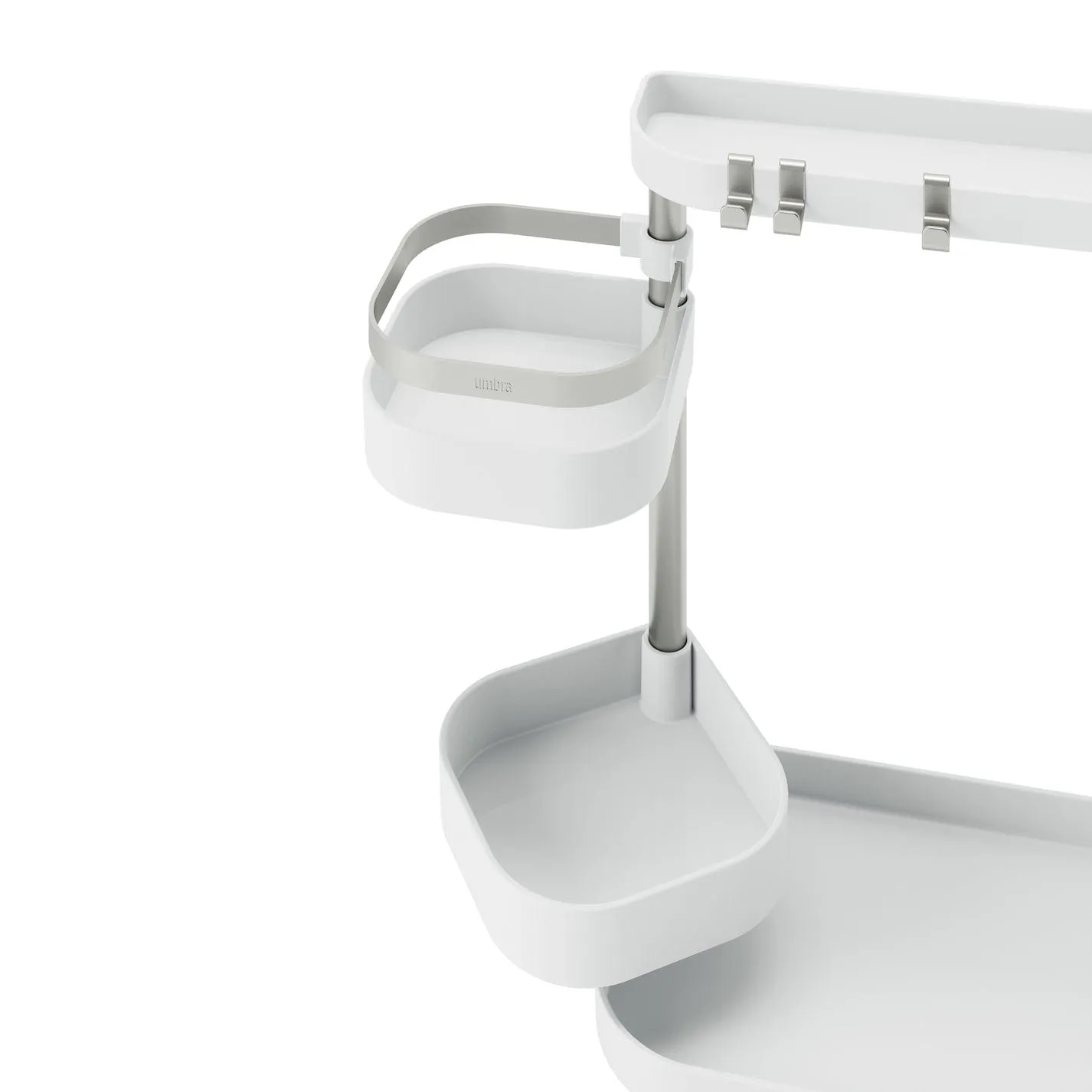 Umbra Holster Multi level Organiser White & Nickel UMB1017580670
