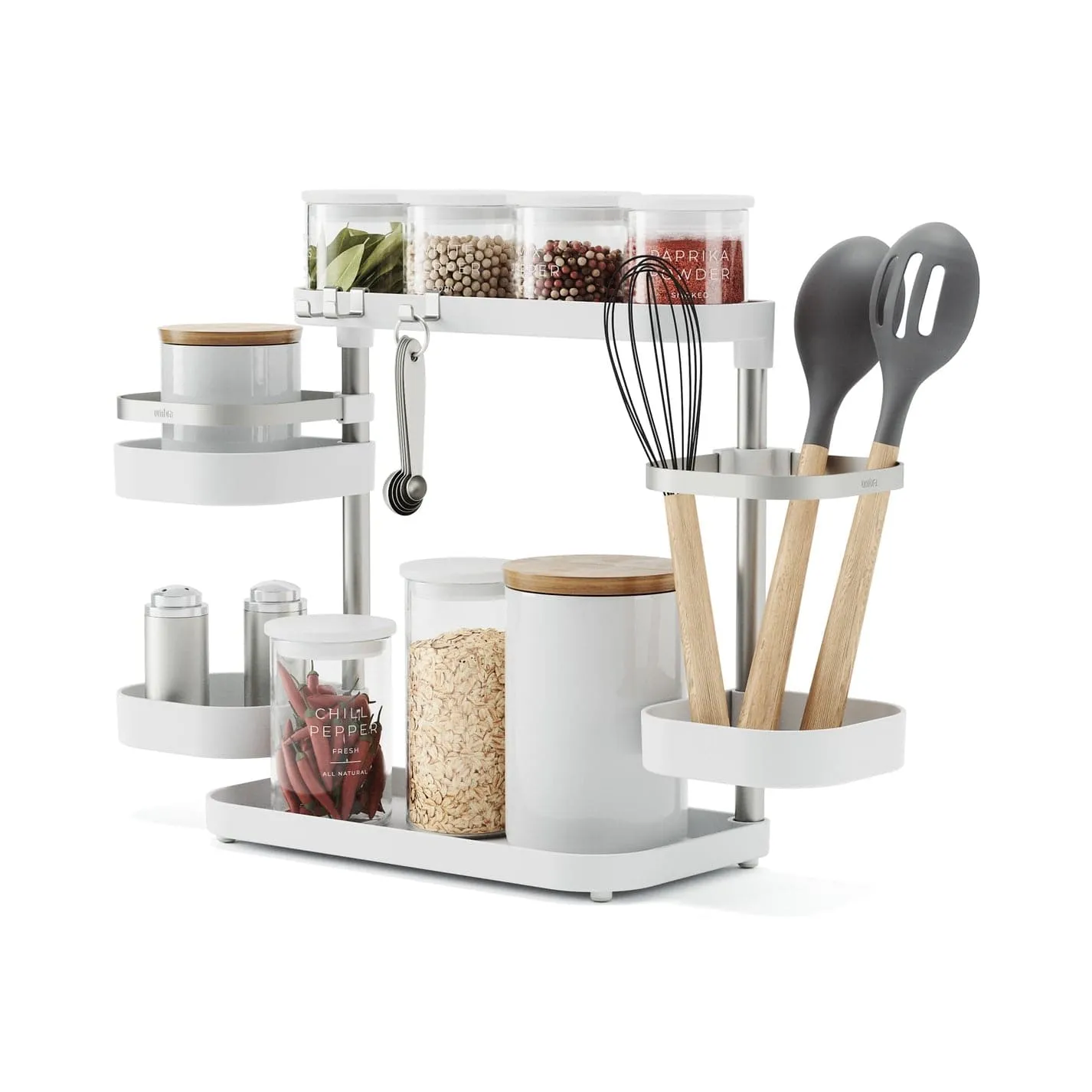 Umbra Holster Multi level Organiser White & Nickel UMB1017580670