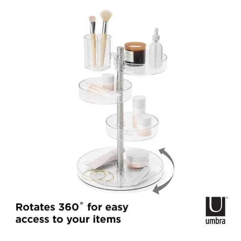 Umbra Pirouette Organizer Clear & Nickle UMB1015097239
