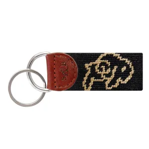 University of Colorado Boulder Needlepoint Key Fob