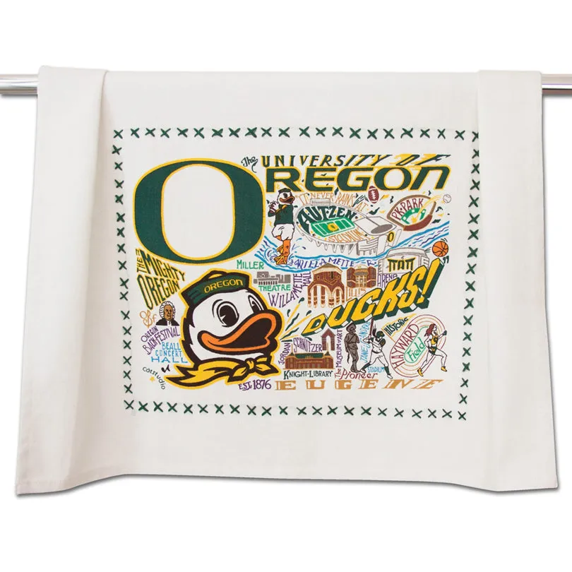 University of Oregon Collegiate Dish Towel
