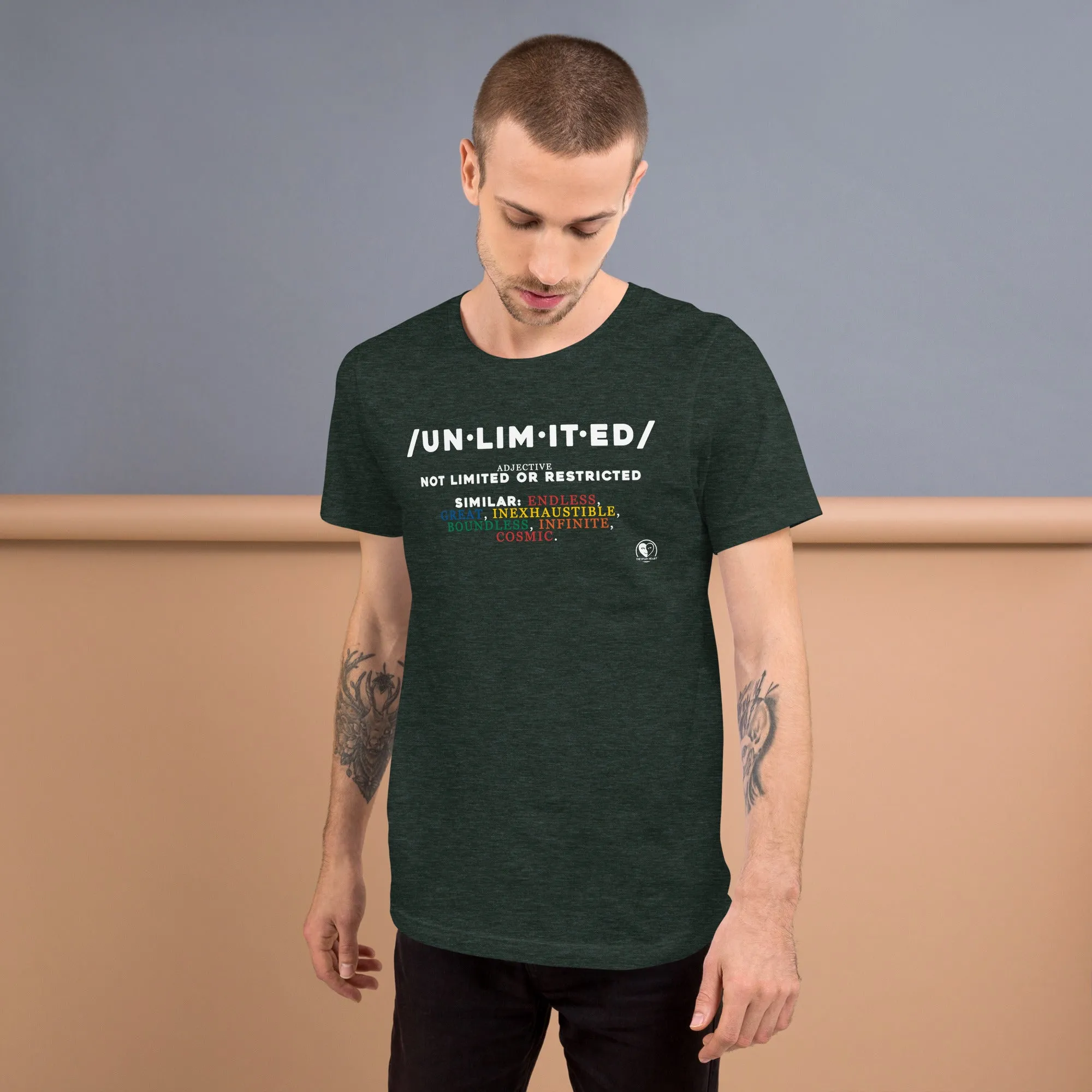Unlimited Definition Colorful - Short-Sleeve Staple Unisex T-shirt