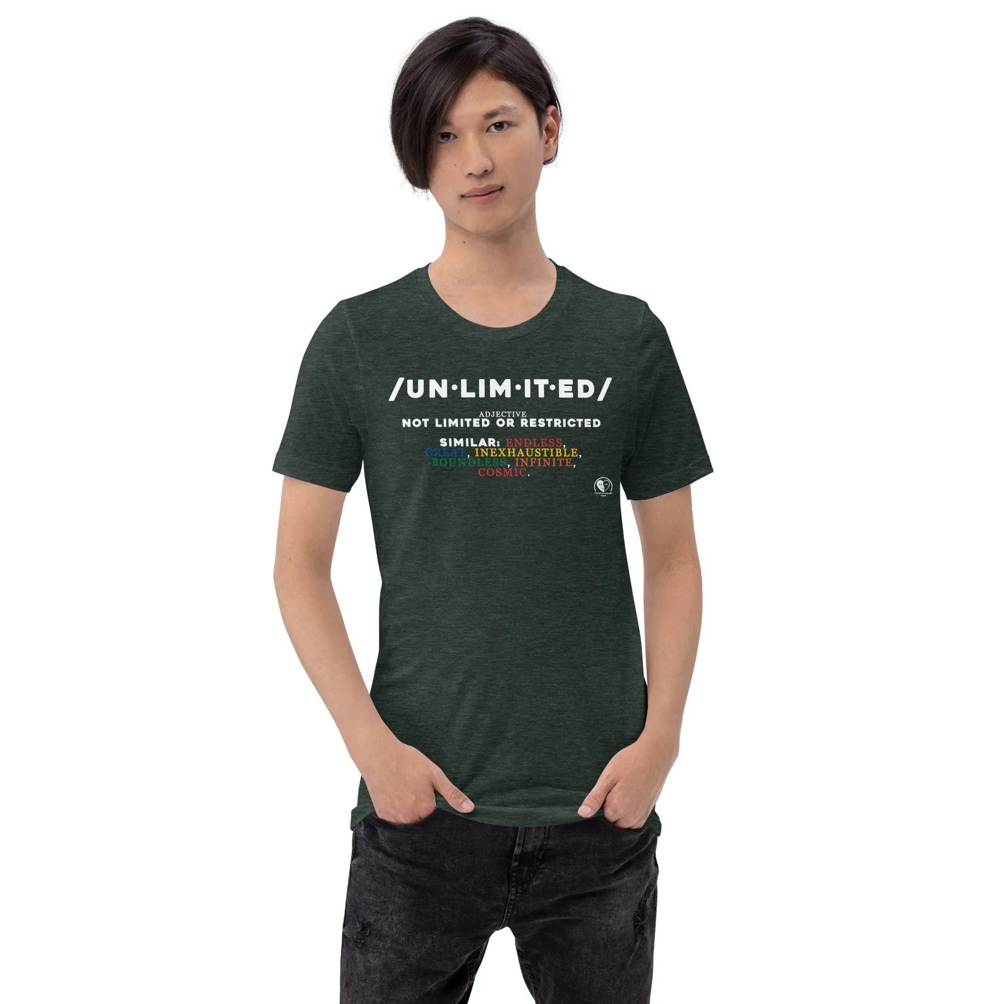 Unlimited Definition Colorful - Short-Sleeve Staple Unisex T-shirt