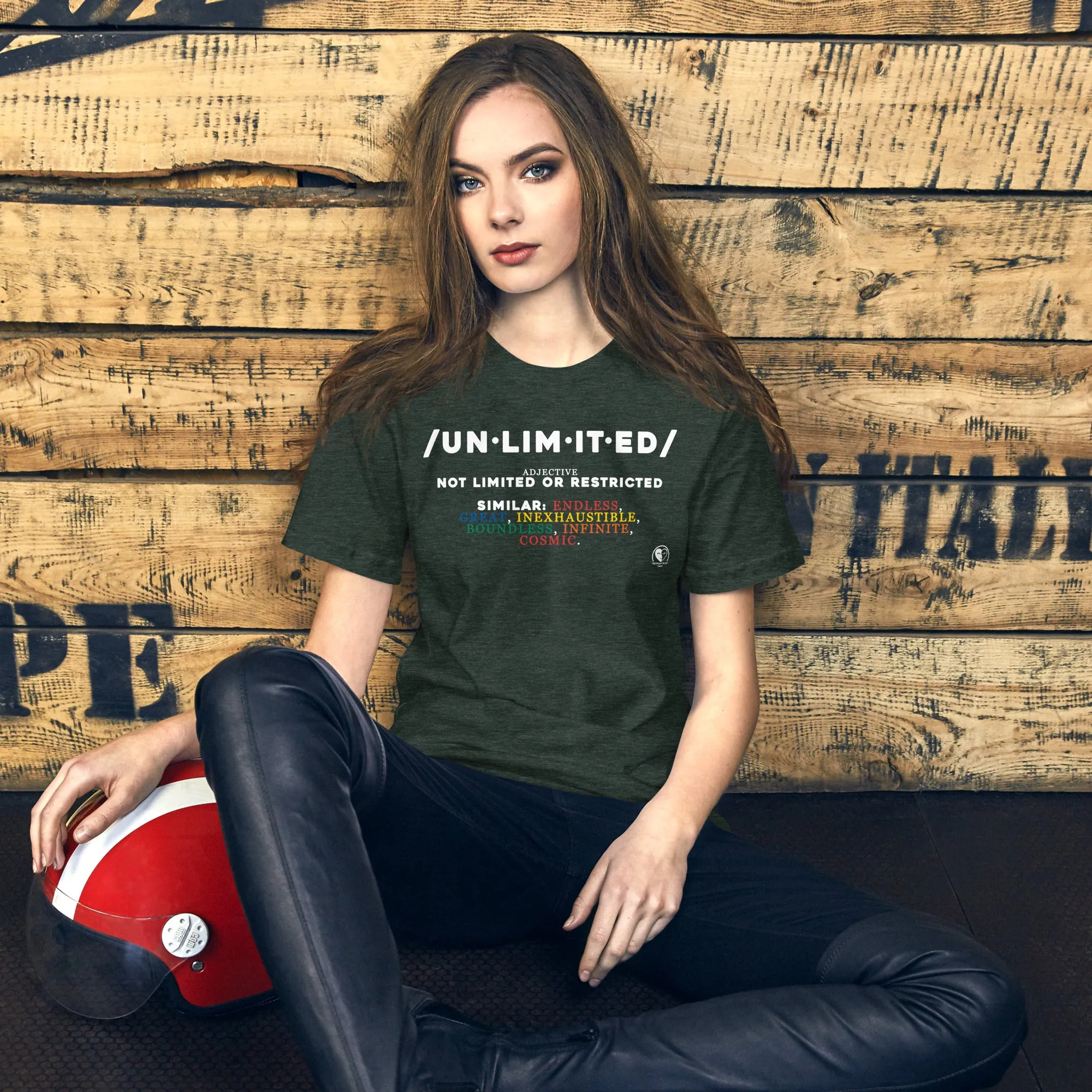 Unlimited Definition Colorful - Short-Sleeve Staple Unisex T-shirt