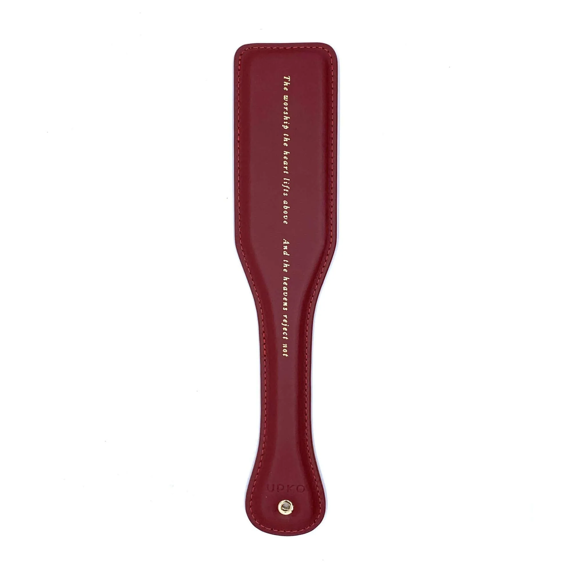 UPKO Luxury Italian Leather Bondage Tools Set with Case - Red
