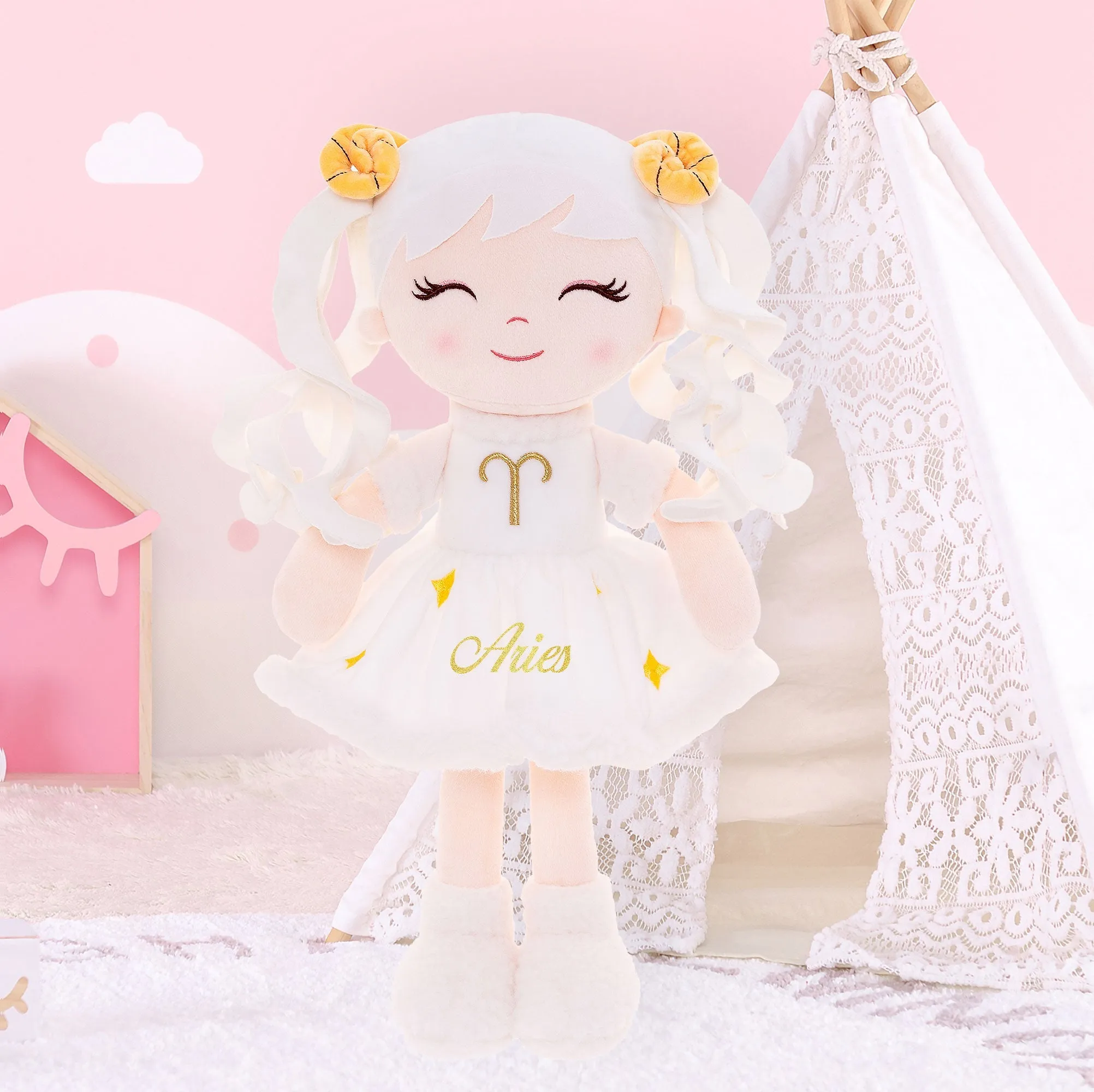 (US Only) Arteeksdoll 17-inch Constellation Zodiac Dolls Series - Aries