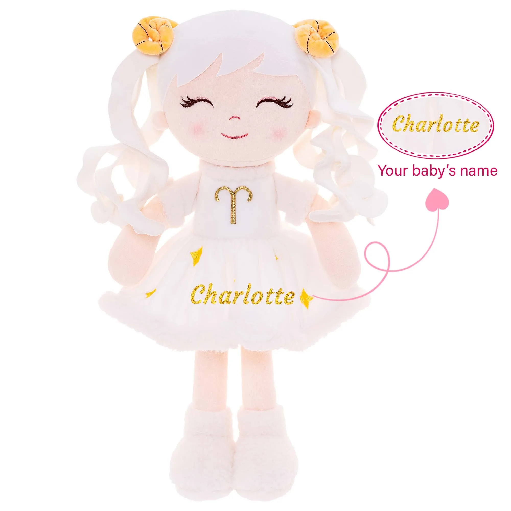 (US Only) Arteeksdoll 17-inch Constellation Zodiac Dolls Series - Aries