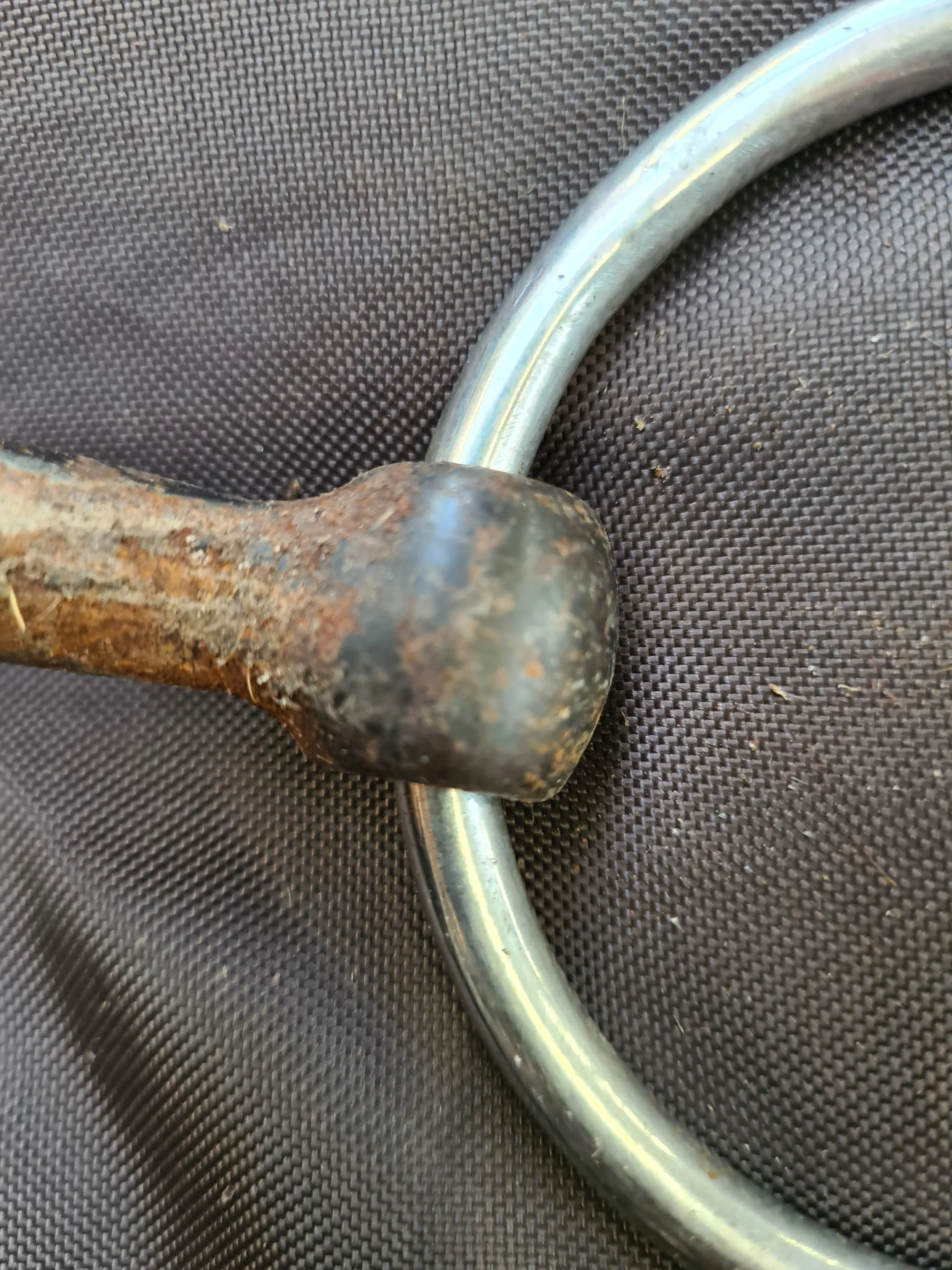 Used 5-1/2" loose ring sweet iron snaffle FREE POSTAGE☆