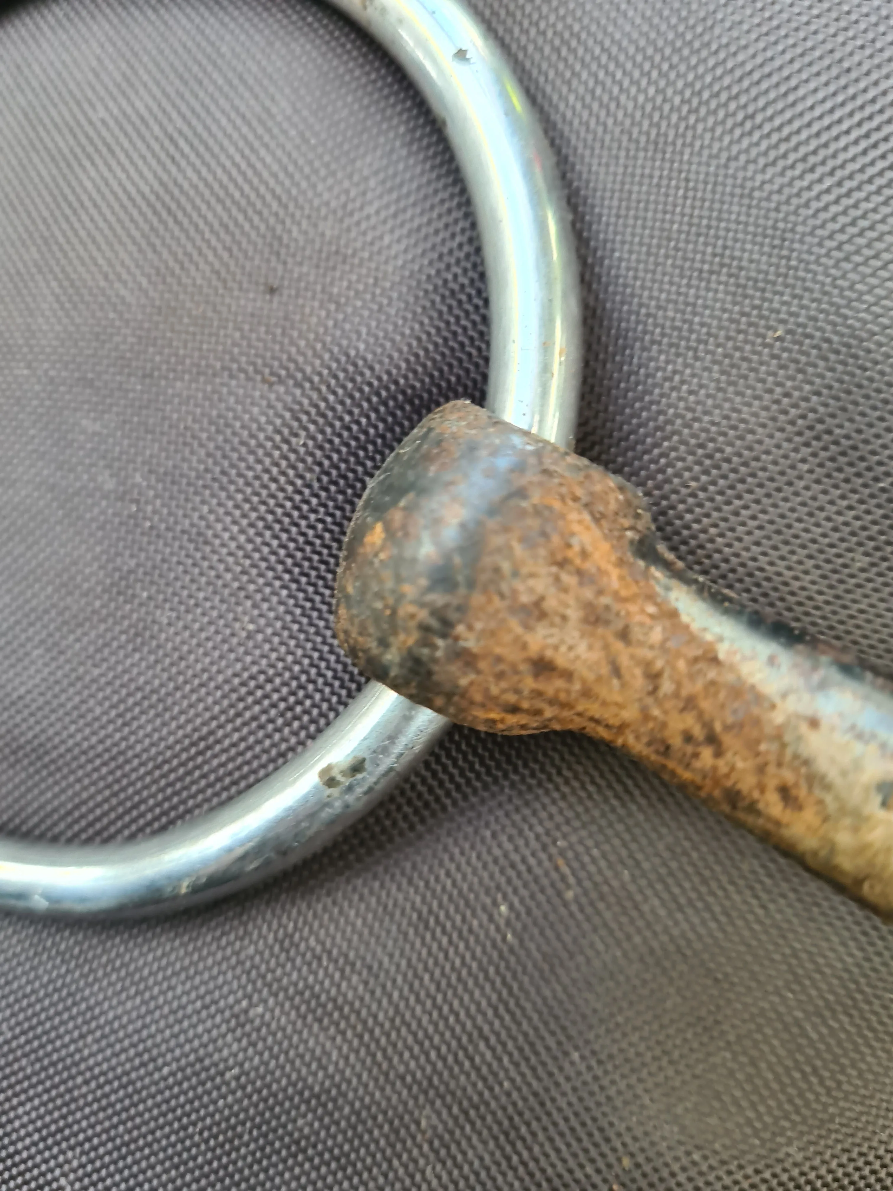 Used 5-1/2" loose ring sweet iron snaffle FREE POSTAGE☆