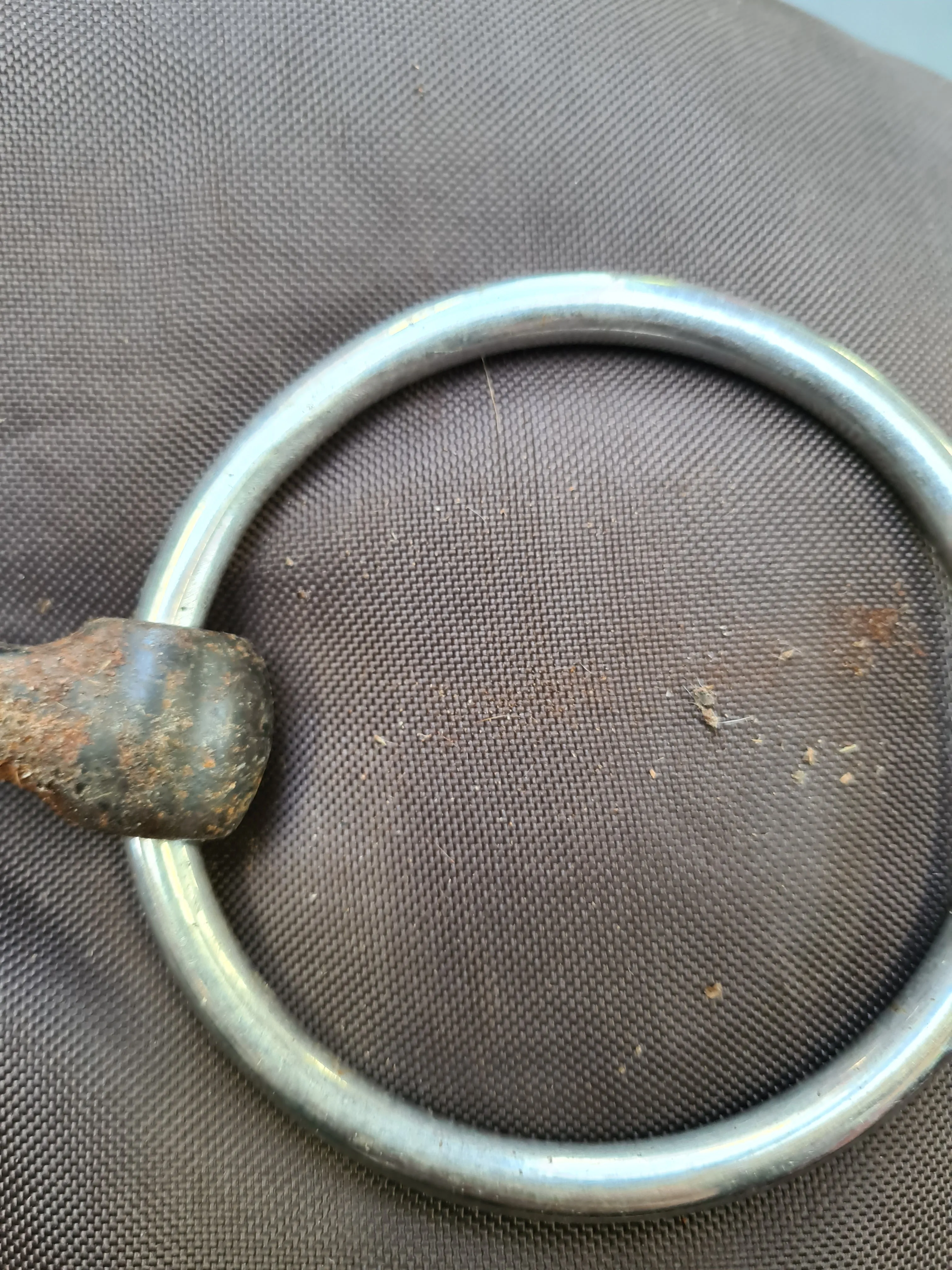 Used 5-1/2" loose ring sweet iron snaffle FREE POSTAGE☆