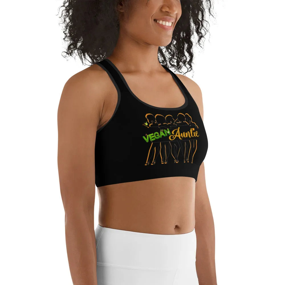 Vegan Auntie Sports bra (black)