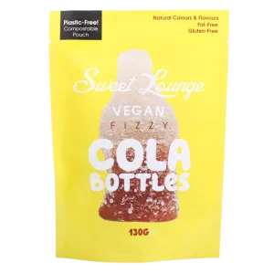 Vegan Fizzy Cola Bottles Sharing Pouch 8 x 130g