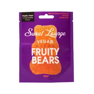 Vegan Fizzy Fruity Bears Pouch 10 x 65g
