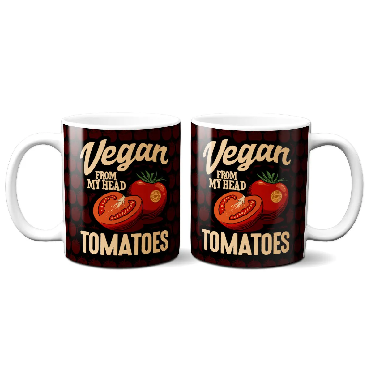 Vegan From Head Tomatoes Mug