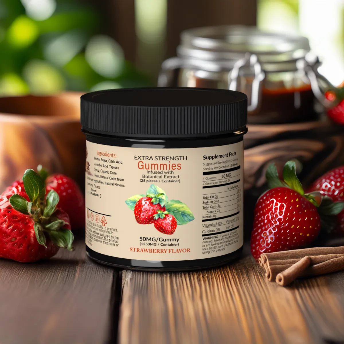 Vegan Strawberry Gummies