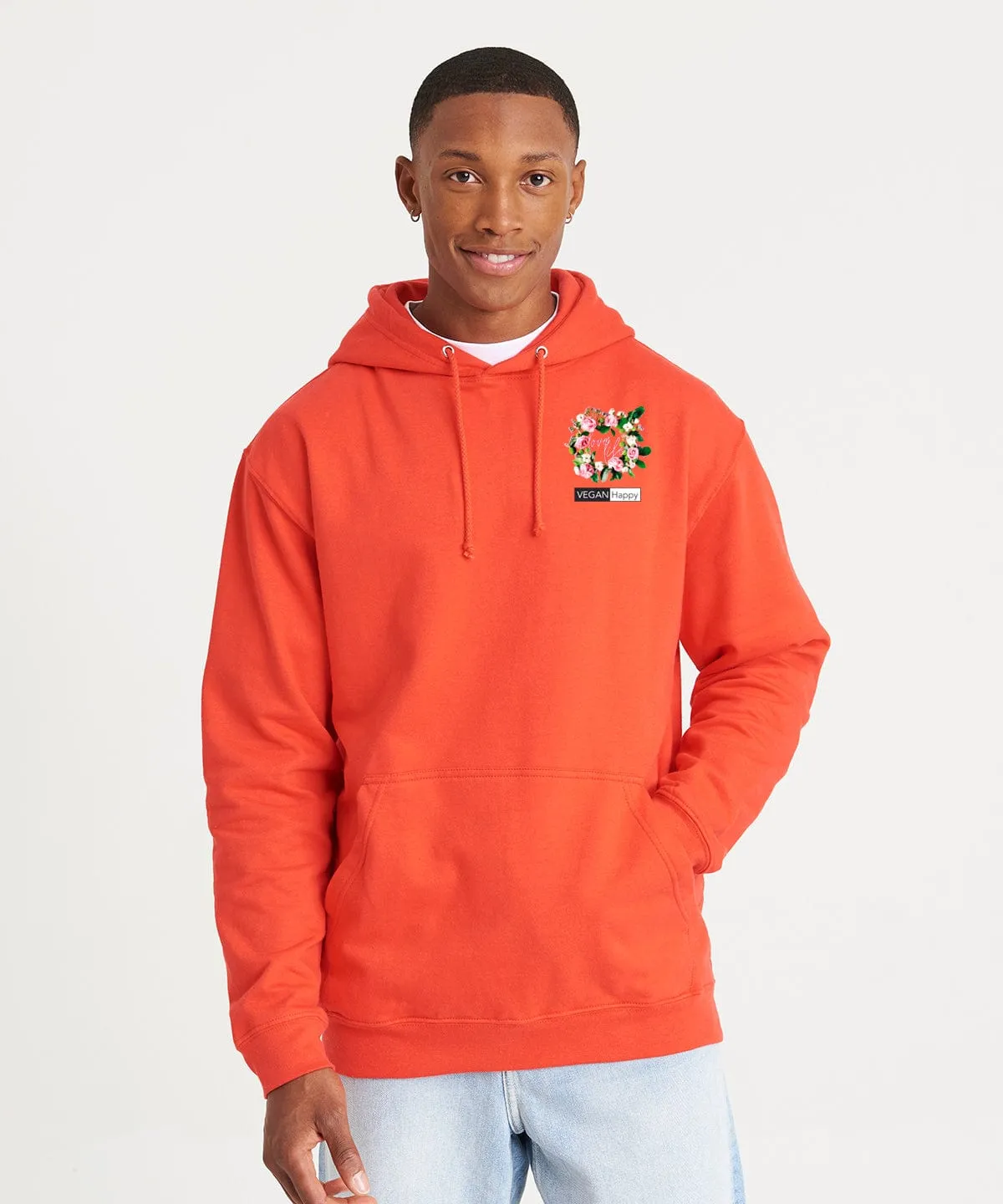 Vegan Unisex 'Love Life, Live Vegan' Hoodie | Multiple Colours