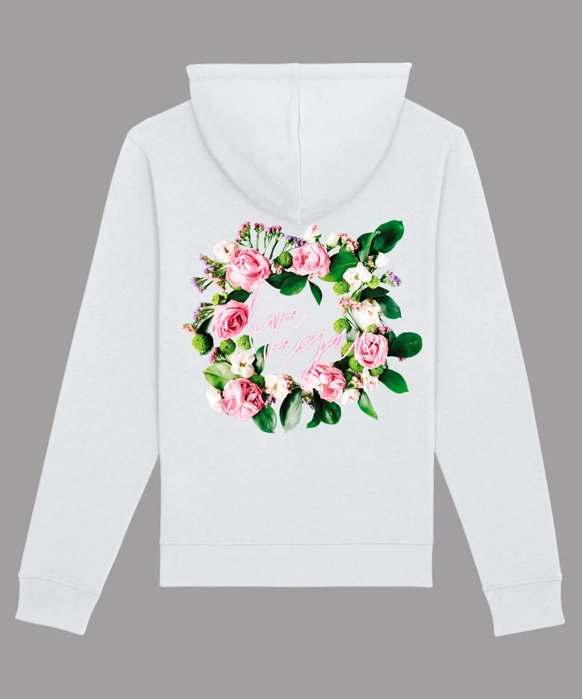 Vegan Unisex 'Love Life, Live Vegan' Hoodie | Multiple Colours