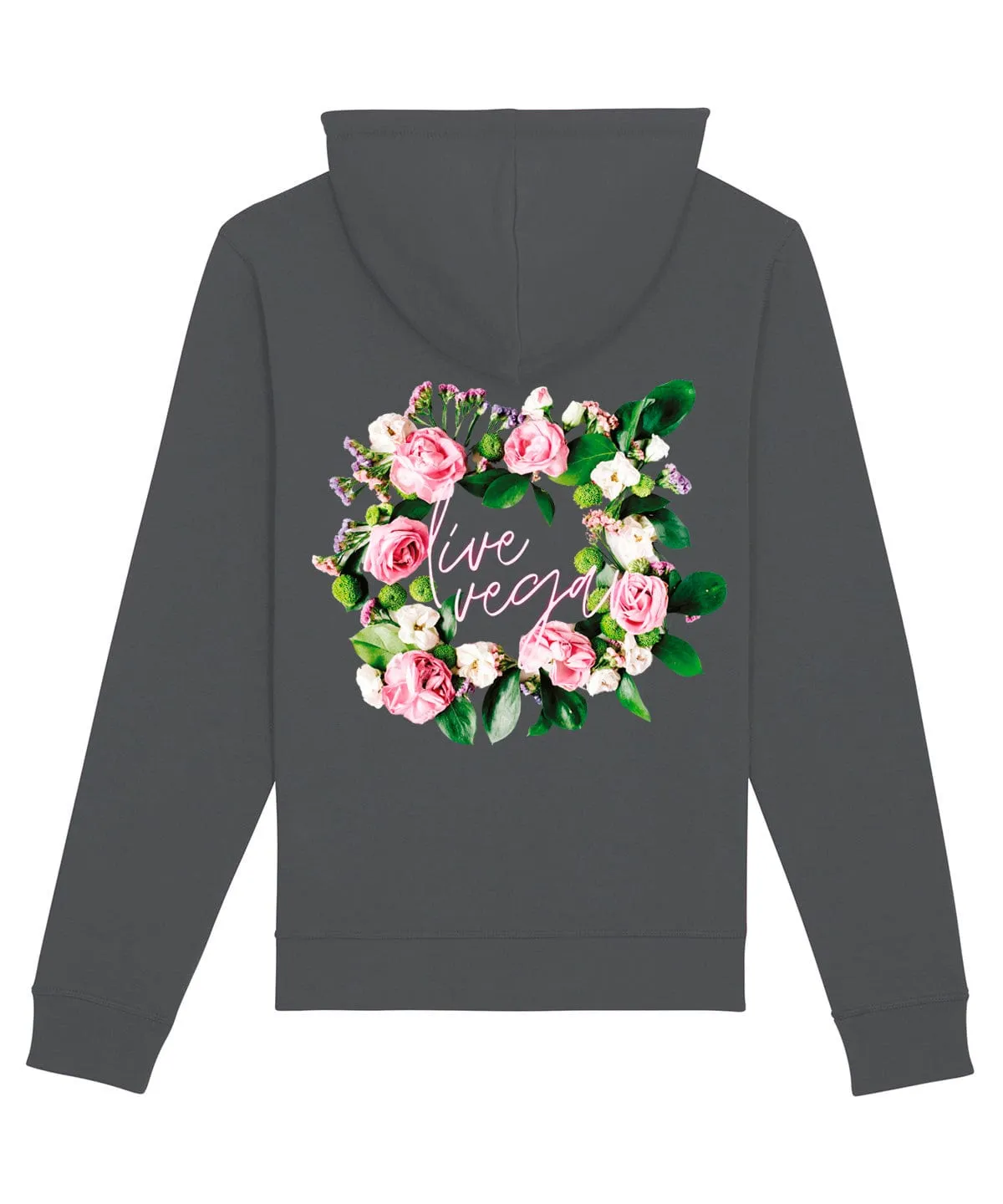 Vegan Unisex 'Love Life, Live Vegan' Hoodie | Multiple Colours