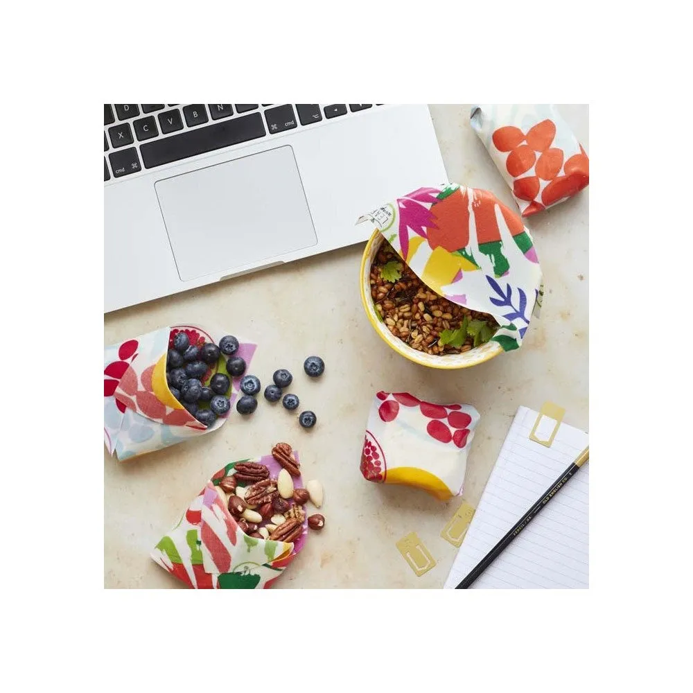 Vegan Wax Food Wraps- Teeny 5 Pack