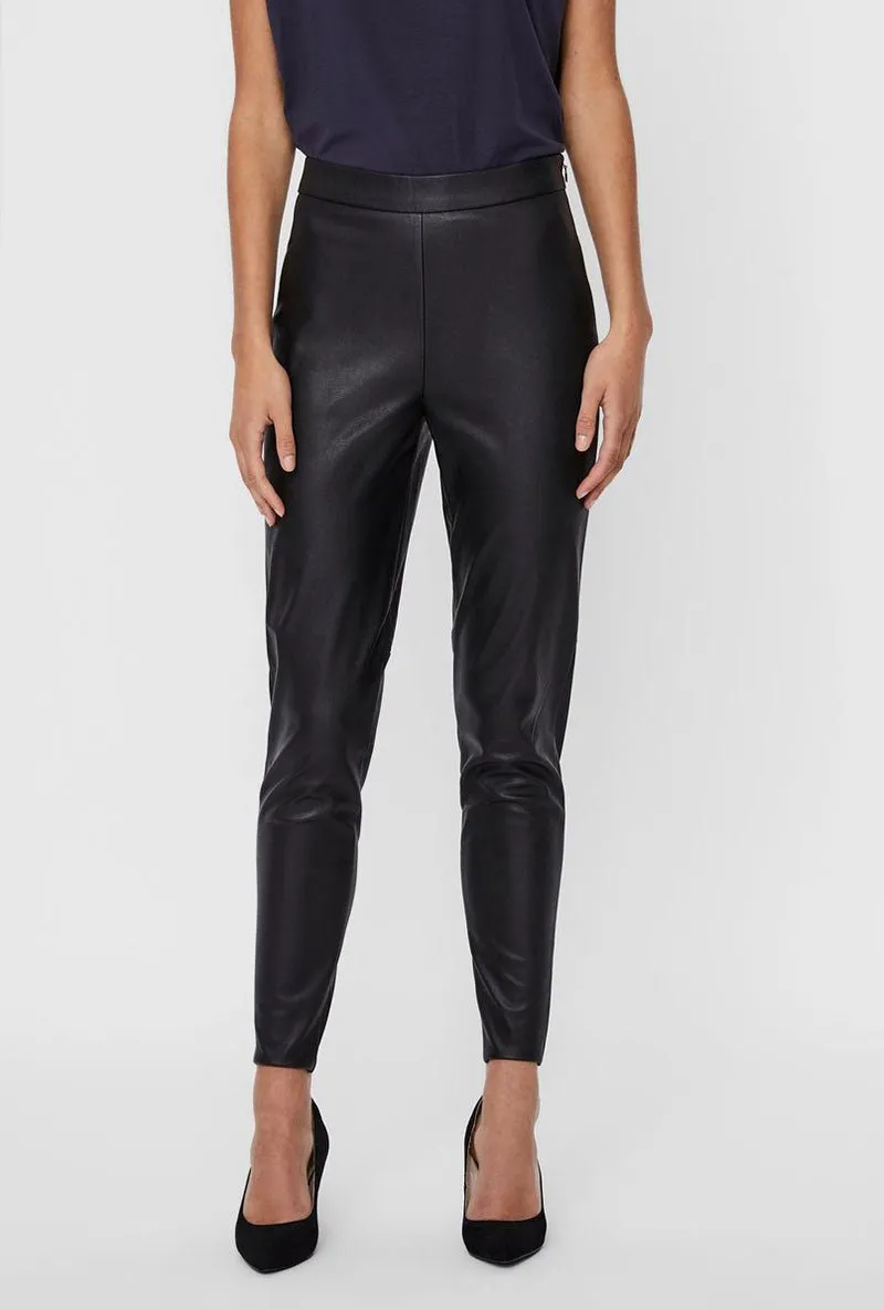 VERO MODA JANNI PU LEGGING