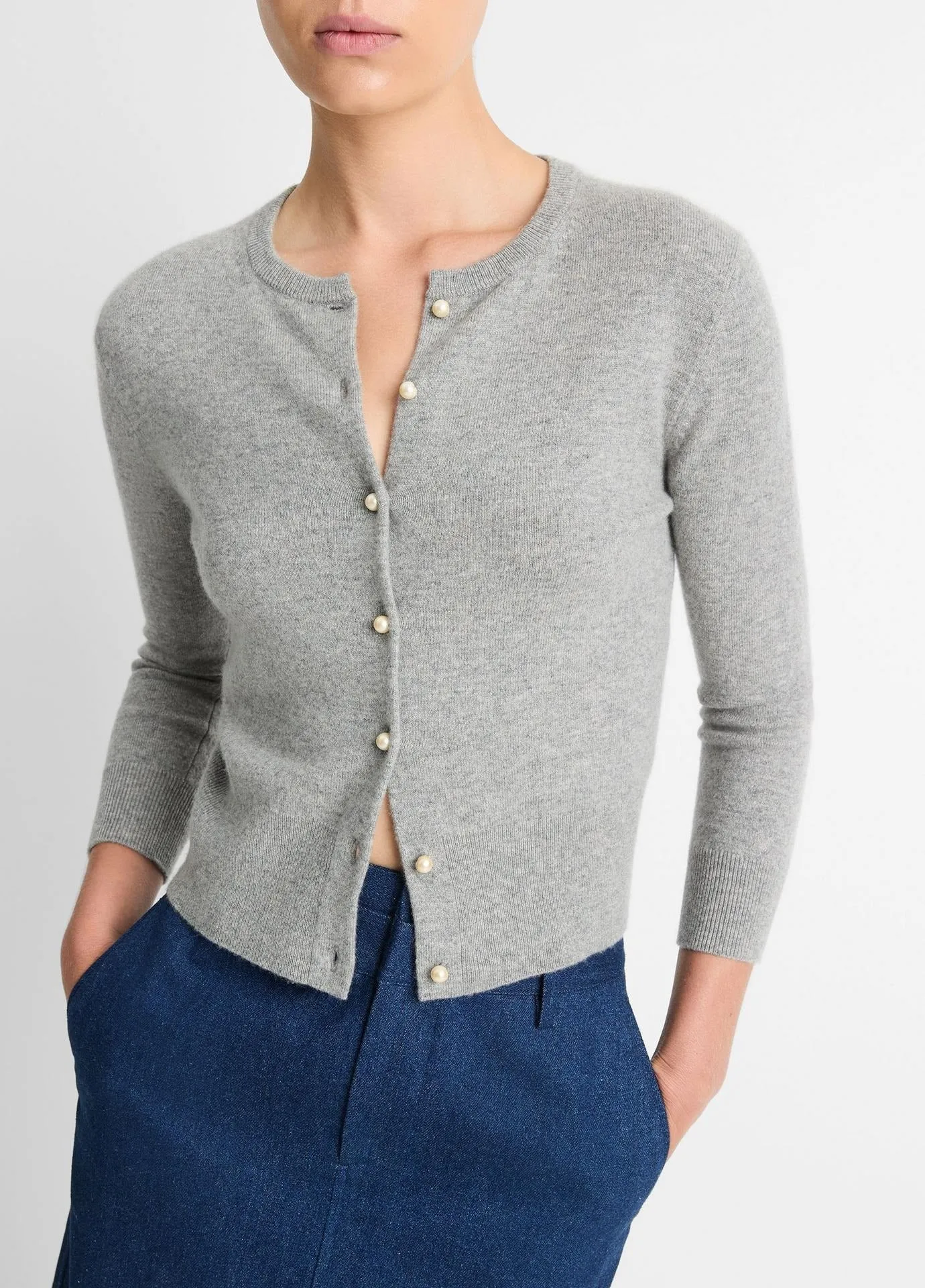 Vince Pearl Button Cardigan (More Colors)