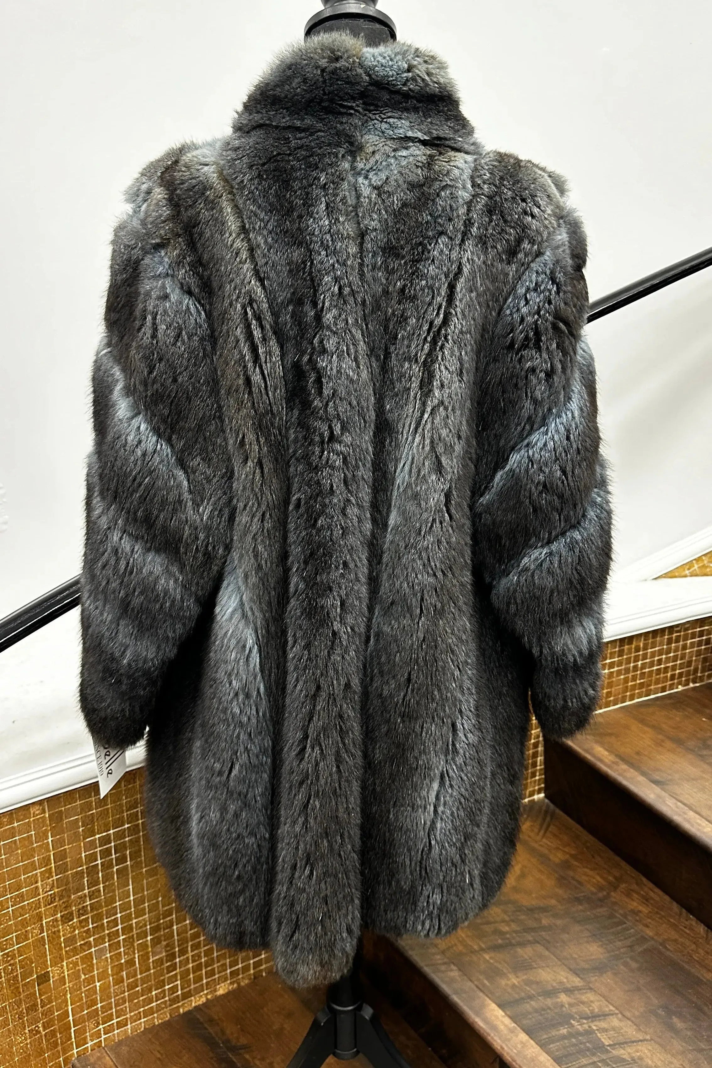 Vintage Blue/Green opossum Fendi Stroller
